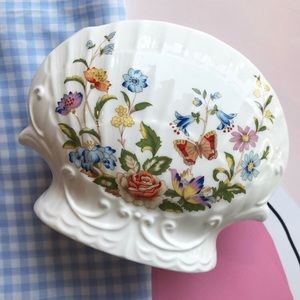 vintage floral planter